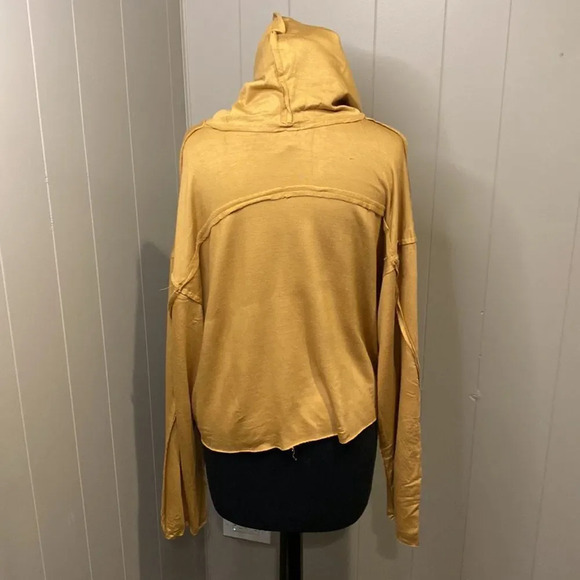 NWT Elan Medium Hoodie Oversized Drawstring Tan - Picture 5 of 7